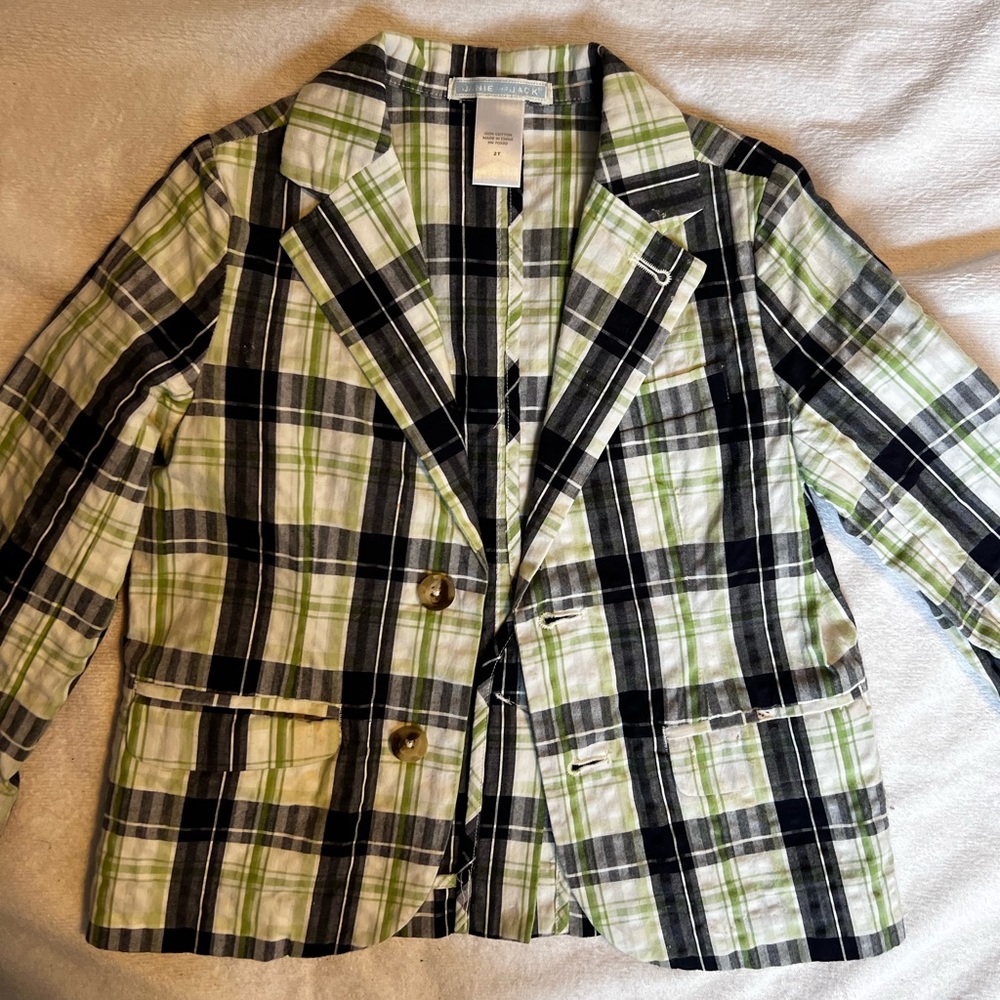 Toddler Madras Blazer